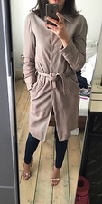 Marni Real Lamb Leather It38 Uk6/8 Trench Coat Jacket Xs