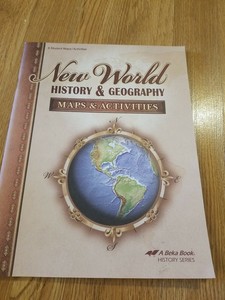 abeka new world history and geography student mapsactivities 6th