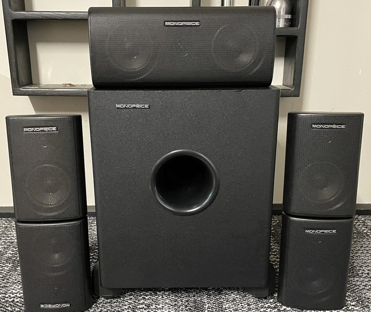 Monoprice home hotsell theater speakers