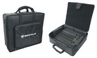 Rockville Semi-Hard Mixer Bag w/6 Padded Dividers Fits Mackie ProFX16v3