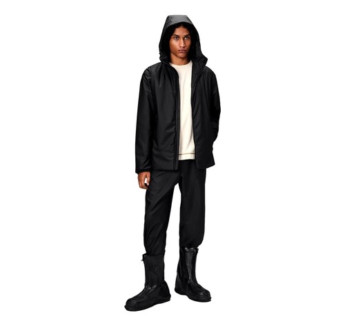 Rains Lohja Insulated Jacket Unisex With Hood 15770 Black Color - Picture 7 of 7