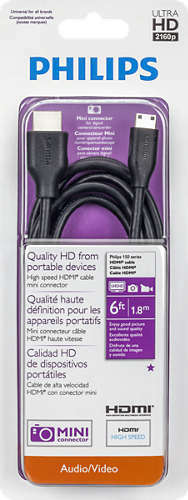 Philips HDMI/HDMI MINI Kabel SWV2472H/27