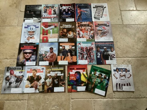 Sports Illustrated Magazine May 2021 - Dec. 2022 NBA, NCAA, MLB, NFL, World Cup