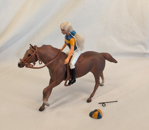 Breyer Paddock Pals Thoroughbred Set w/ Tack & Rider