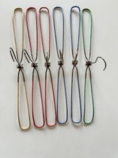 6 Reise-Kleiderbügel klappbar, Vintage, Metallbügel