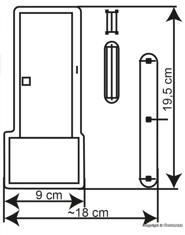 Kibri Aral gas station 38541 HO scale - Image 4 of 4