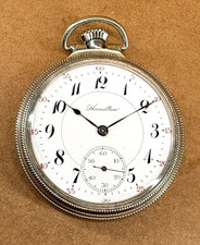 NICE 1913 10k GF Hamilton 16S 21J Grade 992 Pocket Watch Working