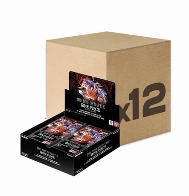 12x One Piece Card Game OP-16 The Time of Battle Display Case | Neu & OVP