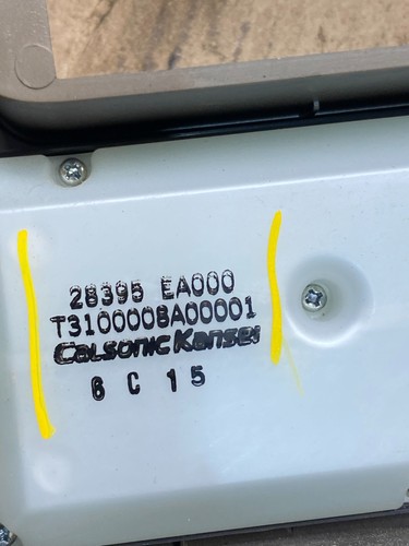2008 2012 Nissan Pathfinder Radio A/C Heat Temperature Climate Control Q9274 DG - Picture 9 of 11