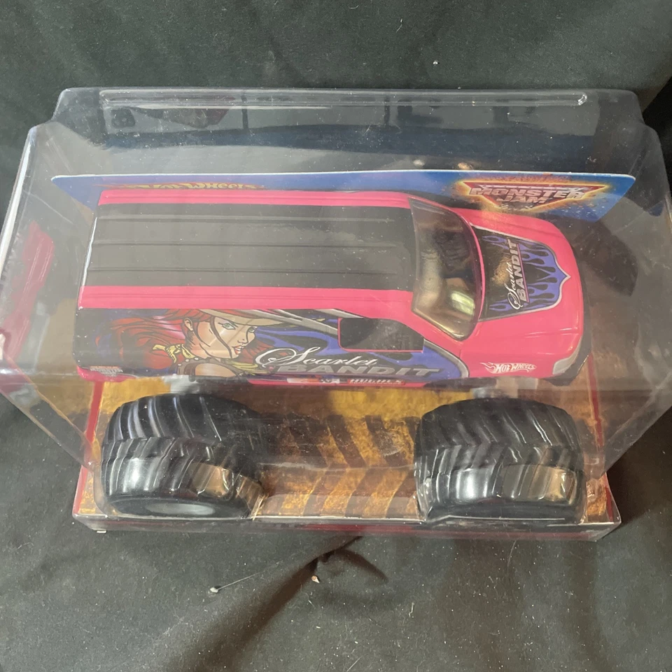 Camión Monster Jam Hot Wheels - Escala 1:24 SCARLET BANDIT Nuevo Precintado Foto 2 de 4