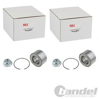 2X Nty RADLAGER-SATZ Vorne Passend FÜR Hyundai Accent I10 I20 Kia Picanto Rio