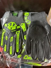 impact gloves super green glow  (XL)  1 pair A3