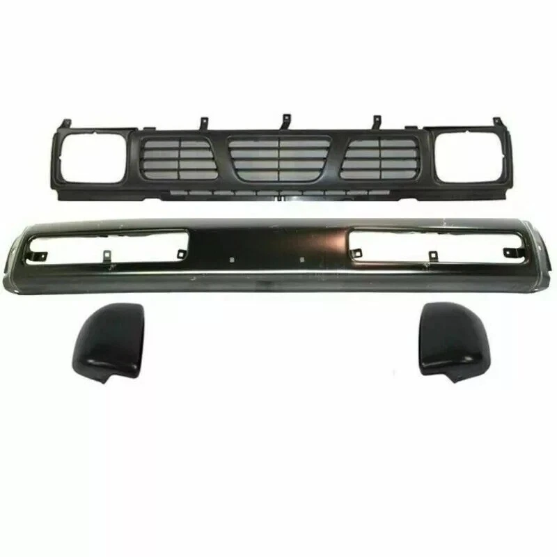 NEW GRILLE BUMPER END CAPS TURN SIGNAL LAMP SET OF 8 FOR 1995-1997 NISSAN PICKUP - Imagem 2 de 4