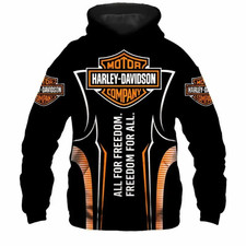 Harley Racing Davidson 3D Hoodie , Unisex Adults S-5XL