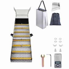 50" Folding Aluminum Alloy Sluice Box for Gold Panning and Prospecting