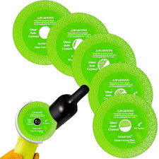 5 Pcs Glass Cutting Disc for Angle Grinder, 4" X 7/8  Ceramic Tile Cutter Blade,