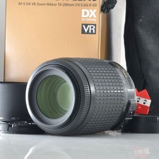 Objectif zoom Nikon AF-S DX NIKKOR 55-200 mm F4-5,6 G VR ED du Japon [Exc+5]