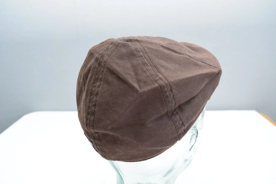 Gorra Goorin Bros Cabbie Para Hombre Pequeña Golf Newsboy Mensajero Gorra Plana Marrón Foto 3 de 4