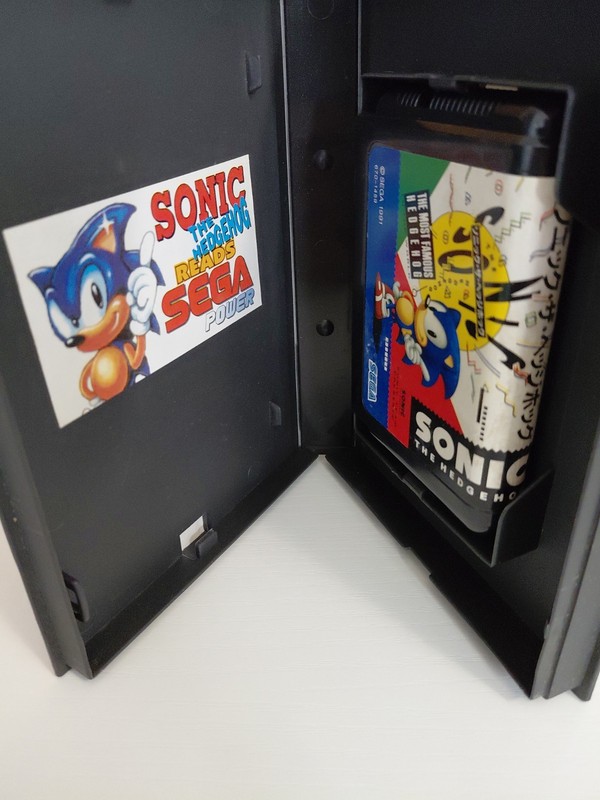 Sonic The Hedgehog - Sega Mega Drive Jap Game - NTSC J Japan - Rare Sticker Inc