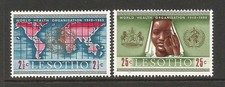 LESOTHO 1968 WORLD HEALTH ANNIVERSARY. MINT NEVER HINGED