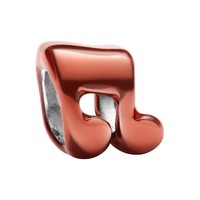 Pandora Schmuck Mini Silber-Charm Orangefarbene Musiknote 794902C01