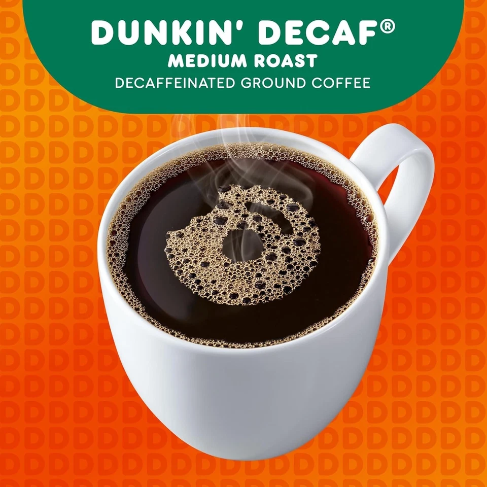 Dunkin’ Descafeinado Café Tostado Medio – 88 Cápsulas Keurig K-Cup – FRESCO NUEVO Foto 3 de 4