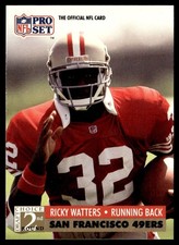 1991 Pro Set Ricky Watters Rookie San Francisco 49ers #774