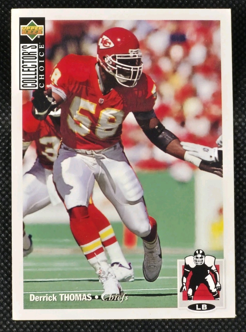Derrick Thomas 1994 Upper Deck Collectors Choice HOF No 214 Kansas City Chiefs
