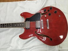 YAMAHA SA-900 Red 1986 W/Gig bag Semi-Acoustic Electric Guitar Used From Japan