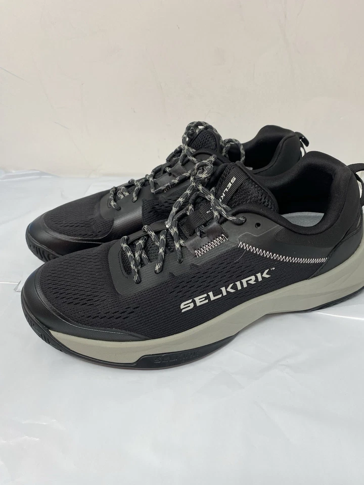 Selkirk Courtstrike Pickleball 鞋男式 11.5 码美国黑色/灰色运动鞋 — 第 4/4 张图片