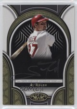 2023 Topps Tier One Prime Performers Silver Ink 9/10 Scott Rolen Auto HOF 1l8x