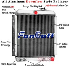 4 Row Aluminum Radiator For Chevy Truck 3100 3600 3800 3900 3.8l 1947-1954 4 Row Aluminum Radiator For Chevy Truck 3100 3600 3800 3900 3.8l 1947-1954