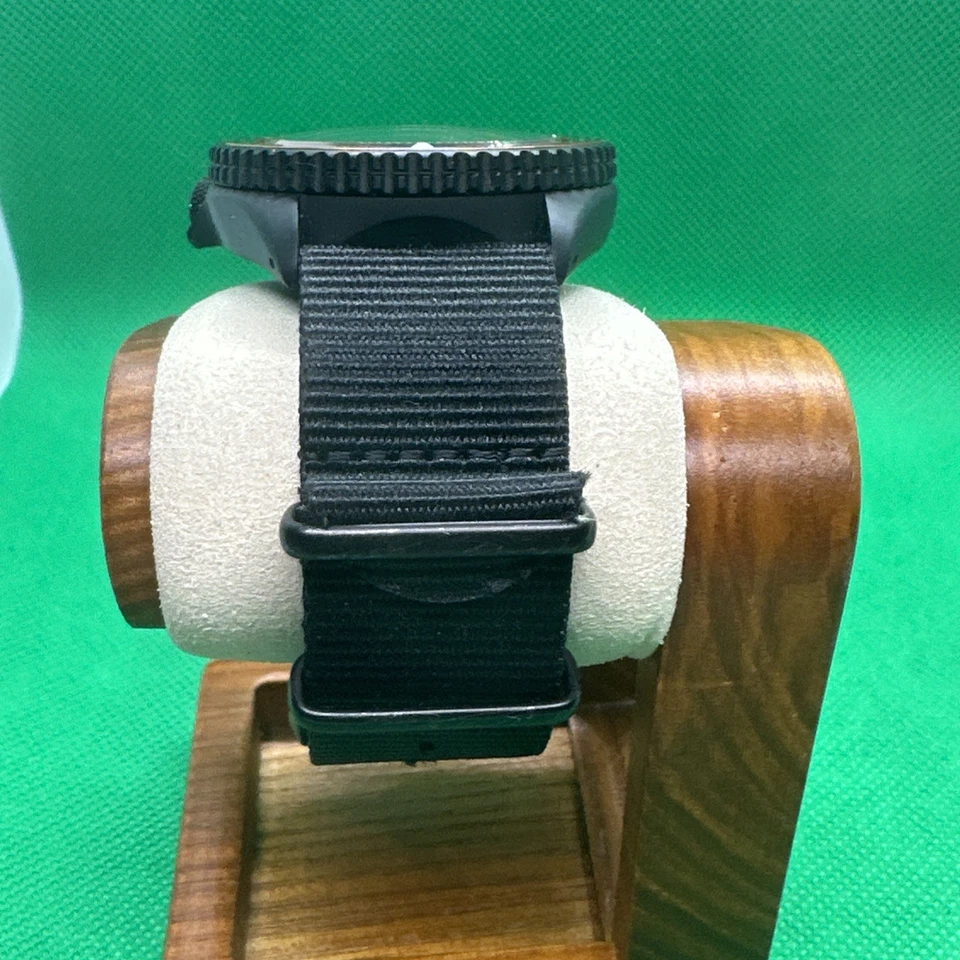 Reloj Seiko Mod NH36 Negro Y Naranja Movimiento Automático Personalizado Mod 41mm Estuche Foto 4 de 4