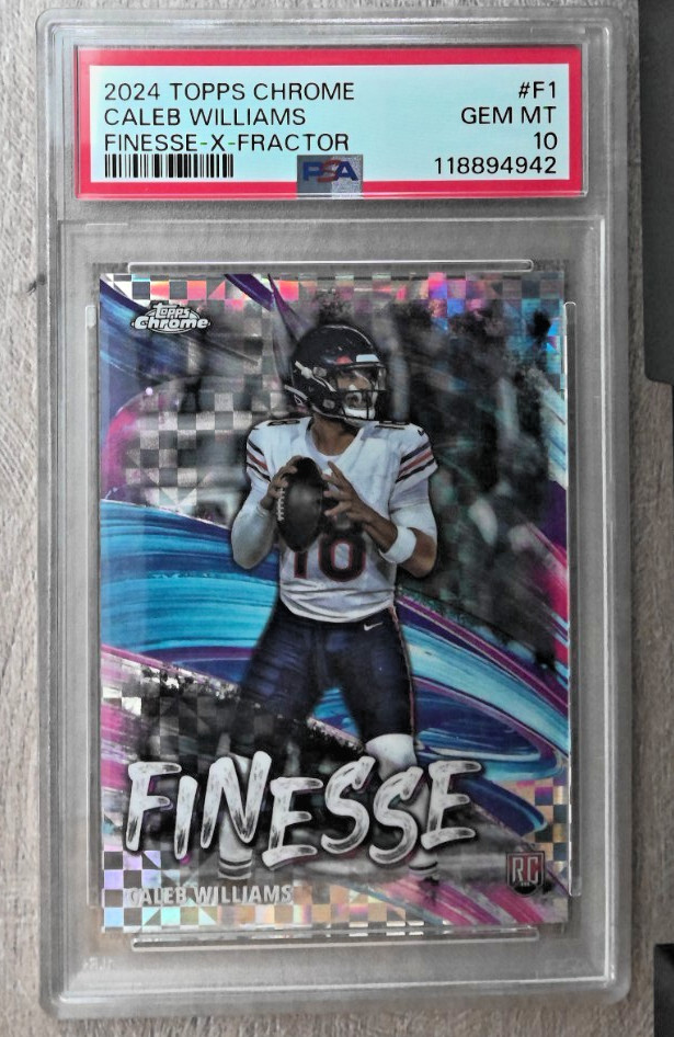 Caleb Williams Topps Chrome Finesse #F1 X-Fractor