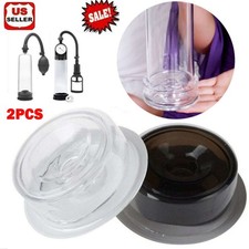 2x Universal Soft Silicone Replacement Donut Sleeve Cover for Penis Pump Vacuum
