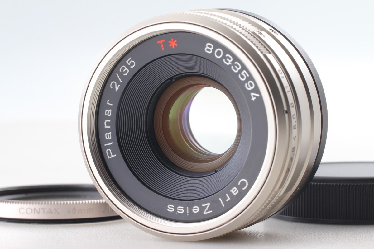 CONTAX G2 本体 Carl Zeiss Planar 35mm Top Mint] Contax Carl Zeiss Planar T* 35mm f/2 Lens for G1 G2 from