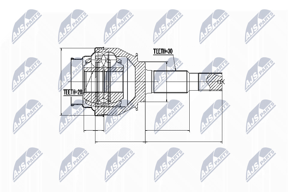 N.T.Y. NPZ-TY-095.NTY Joint Kit, drive shaft for LEXUS,TOYOTA