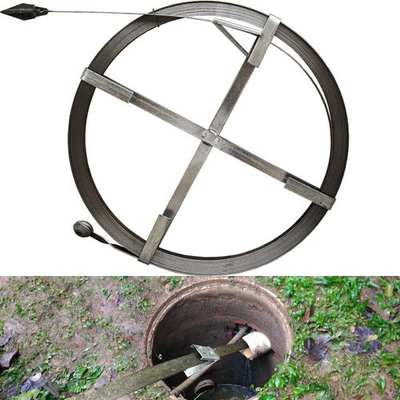 #ad #ad Heavy Duty 30M Sewer Drain Snake Tool Manganese Steel Manual Outdoor Use $324.99