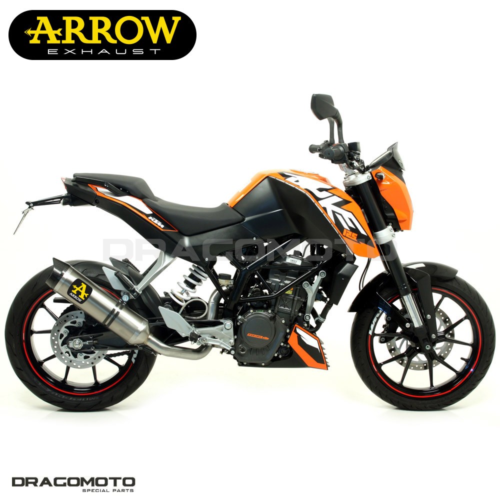 Collecteur KTM 200 DUKE ARROW catalyseur échappement moto 2011 2012