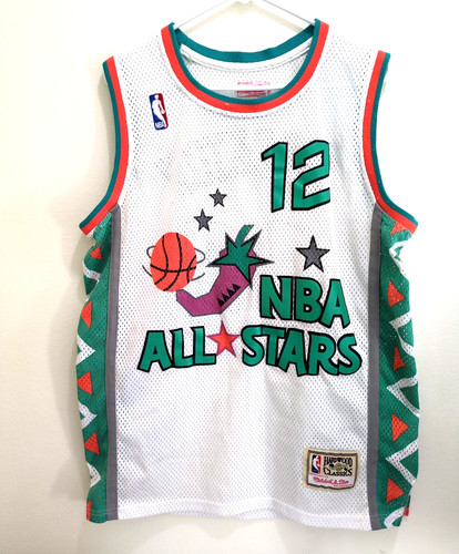 John Stockton All Star Jersey Mitchell & Ness Hardwoord Classic Size 48