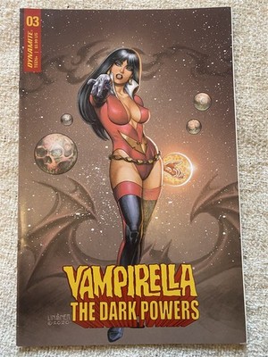 VAMPIRELLA : THE DARK POWERS #3 Linsner Cover Dynamite Comics 2021 VF