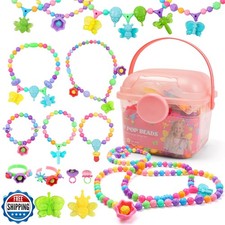 Snap Pop Beads Jewelry Kit for Girls   350PCS Insect DIY Bracelet