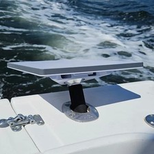 Marine-Grade Rod Holder Mount for Starlink Mini Antenna - Flat Dish Base