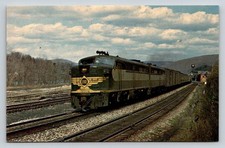 Erie Railroad Alco PA 850 863 Susquehanna PA 1963 Train Postcard