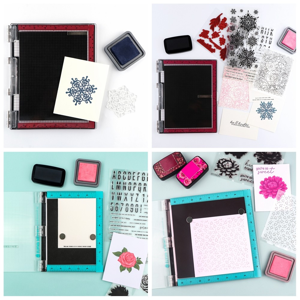 3 Sizes Stamp Positioning Tools Stamping Platform For DIY Scrapbooking Craft