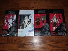 Star Wars Black Series 6  Figures Carbonized First Order Jet Trooper Tank Pilot