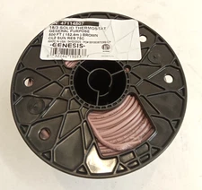 Genesis 47114807 18AWG 3 Conductor Solid Thermostat Wire General Purpose 500' BR