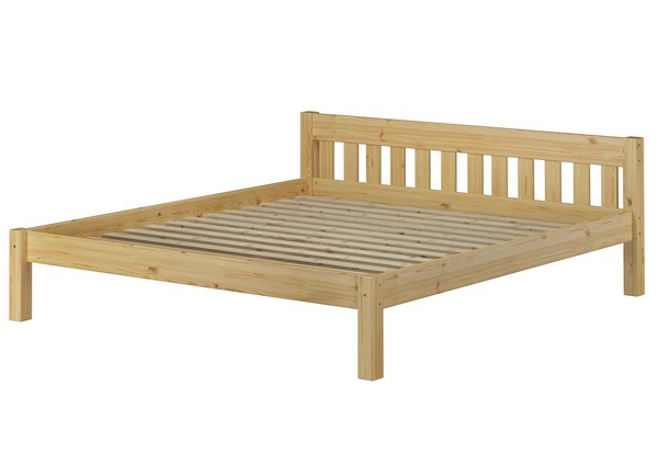 Doppelbett Futonbett Massivholz Bett 180X200 Kiefer Natur Ehebett Jugendbett-image