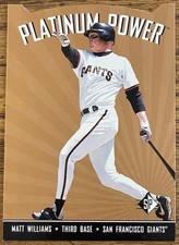 Matt Williams 1995 Upper Deck SP Platinum Power Die Cut Card #PP8 MLB Free Ship