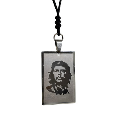 Che Guevara Pendant Anarchy Revolution Ethnic Adjustable Mirror Steel Jewellery